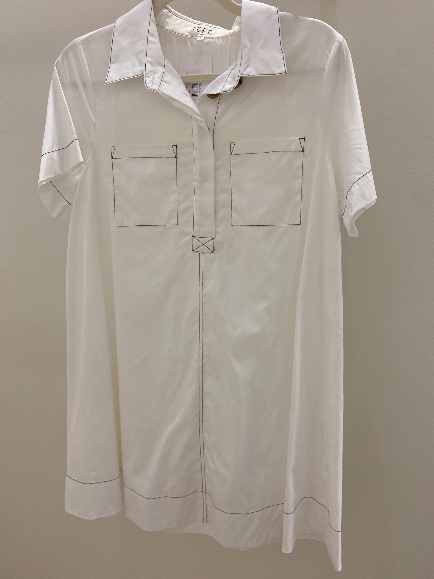 Mary Ann White Shirt Dress