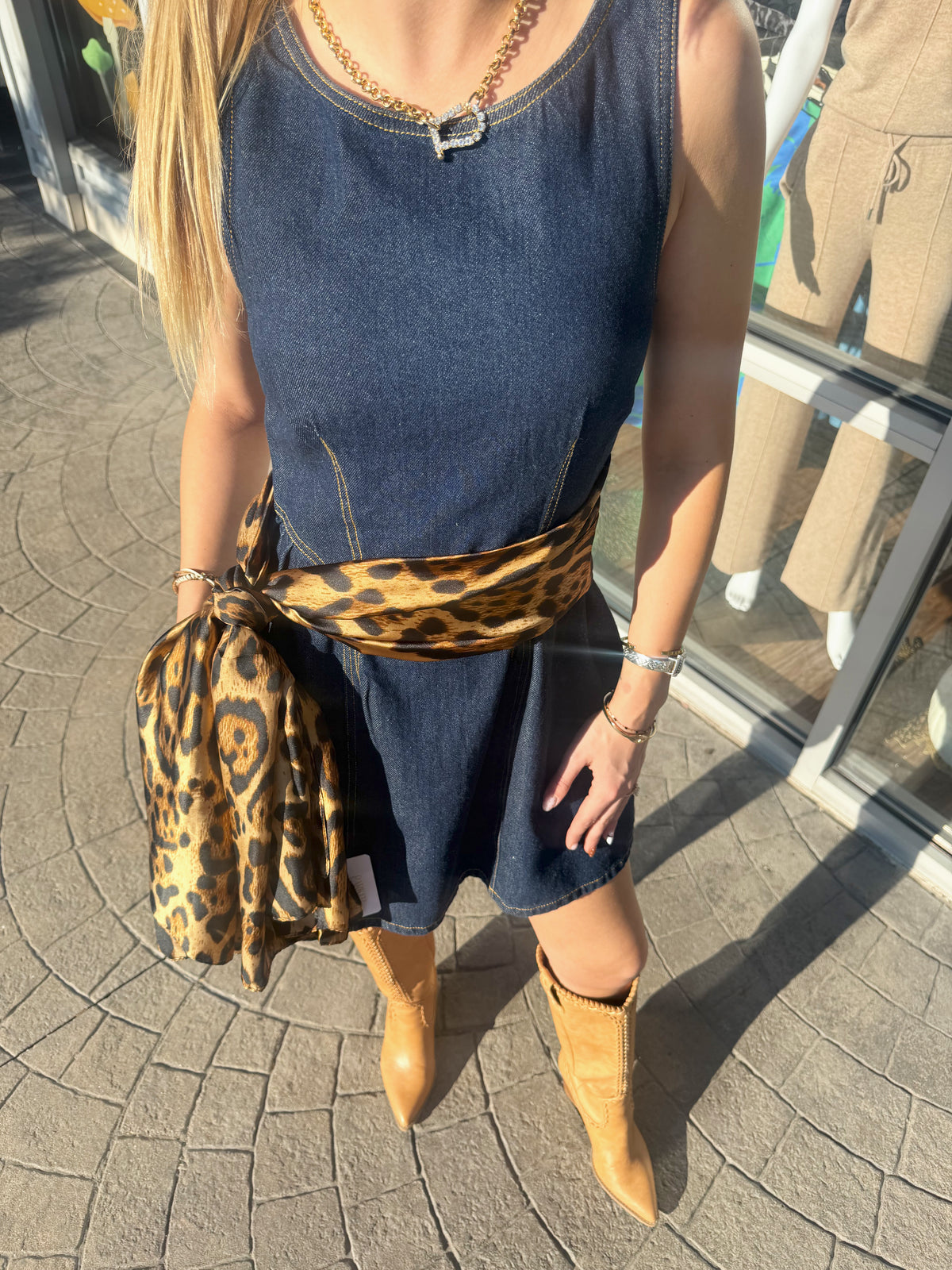 SUNDAYS Dark Denim Mini Rae Dress