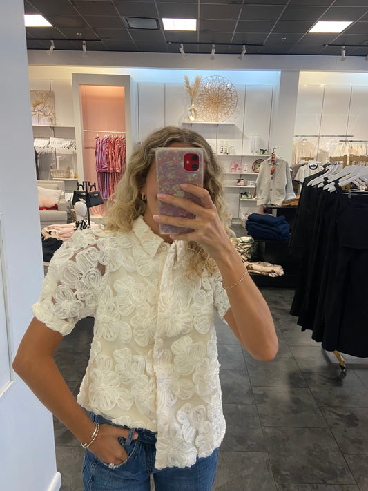 Pearly Soutache Blouse