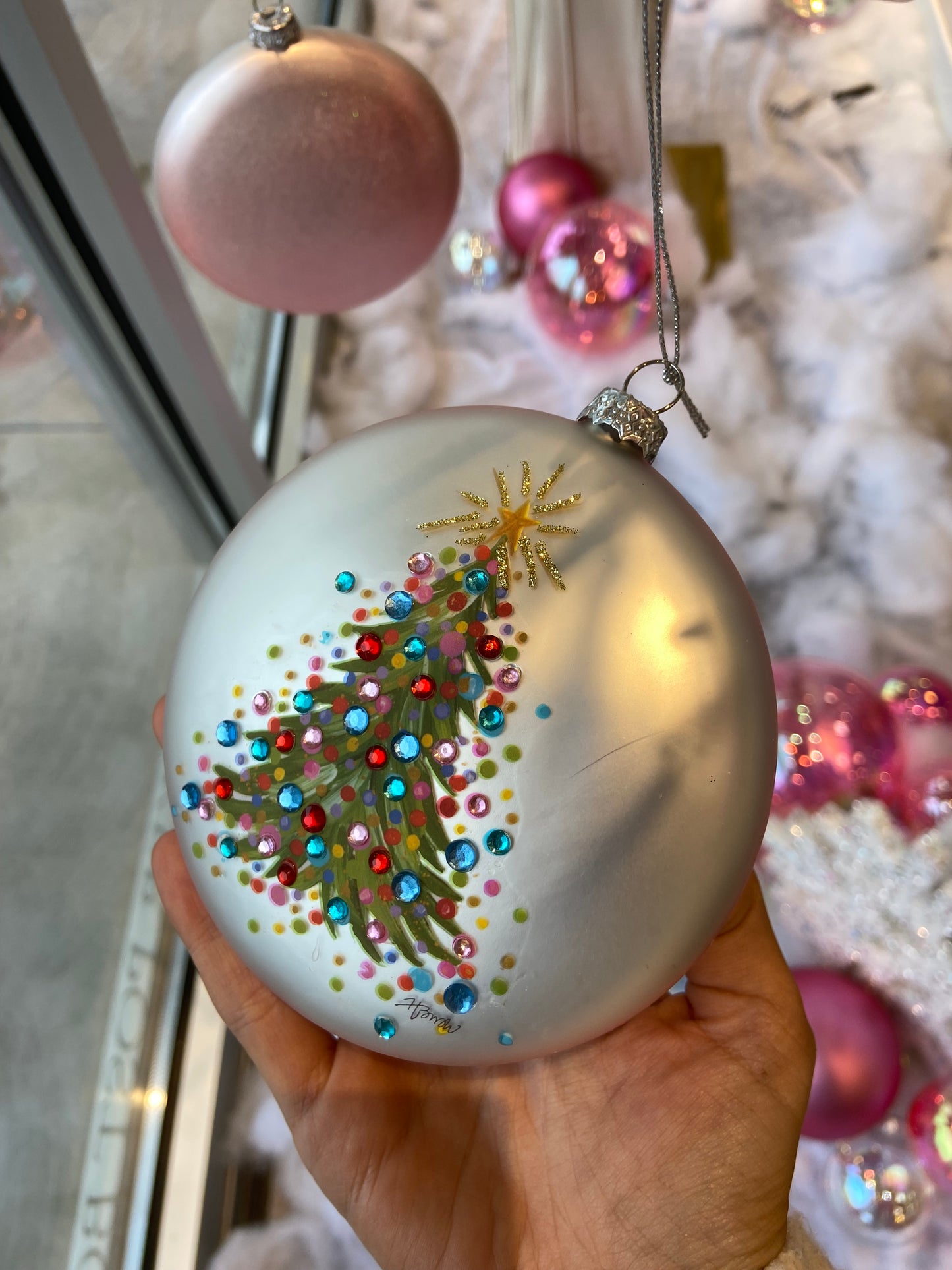 Confetti Christmas Tree Ornament