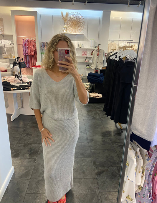 CRESCENT June Fuzzy Two Piece Skirt Set