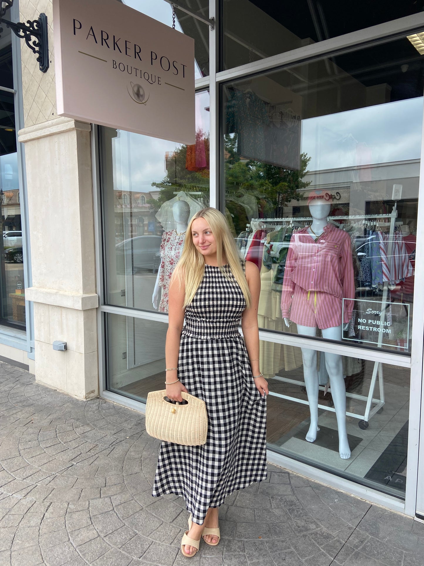 FRNCH Saquarema Noir Maxi Dress