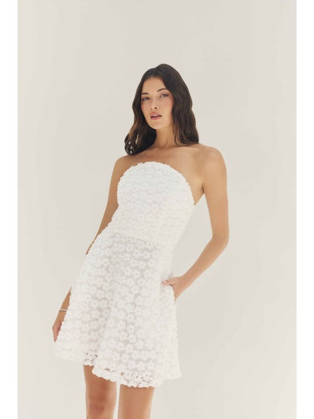 HUTCH White Patricia Mini Dress