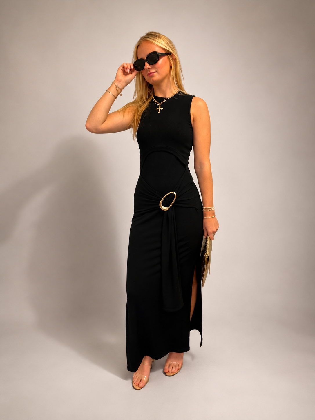 Tovi Long Black Dress