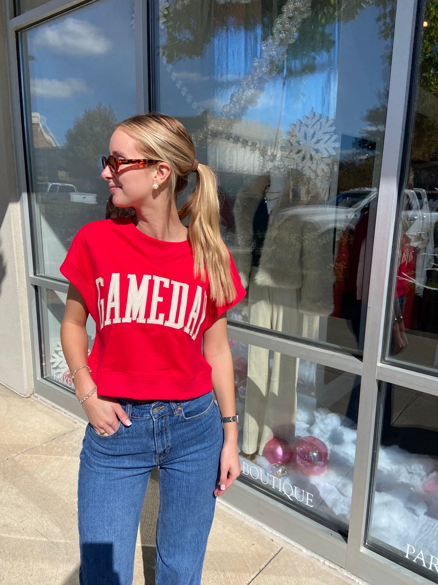 GAMEDAY Boxy Cropped Top