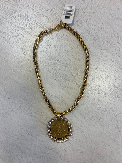 YOCHI Gold Derby Days Twin Horse Necklace