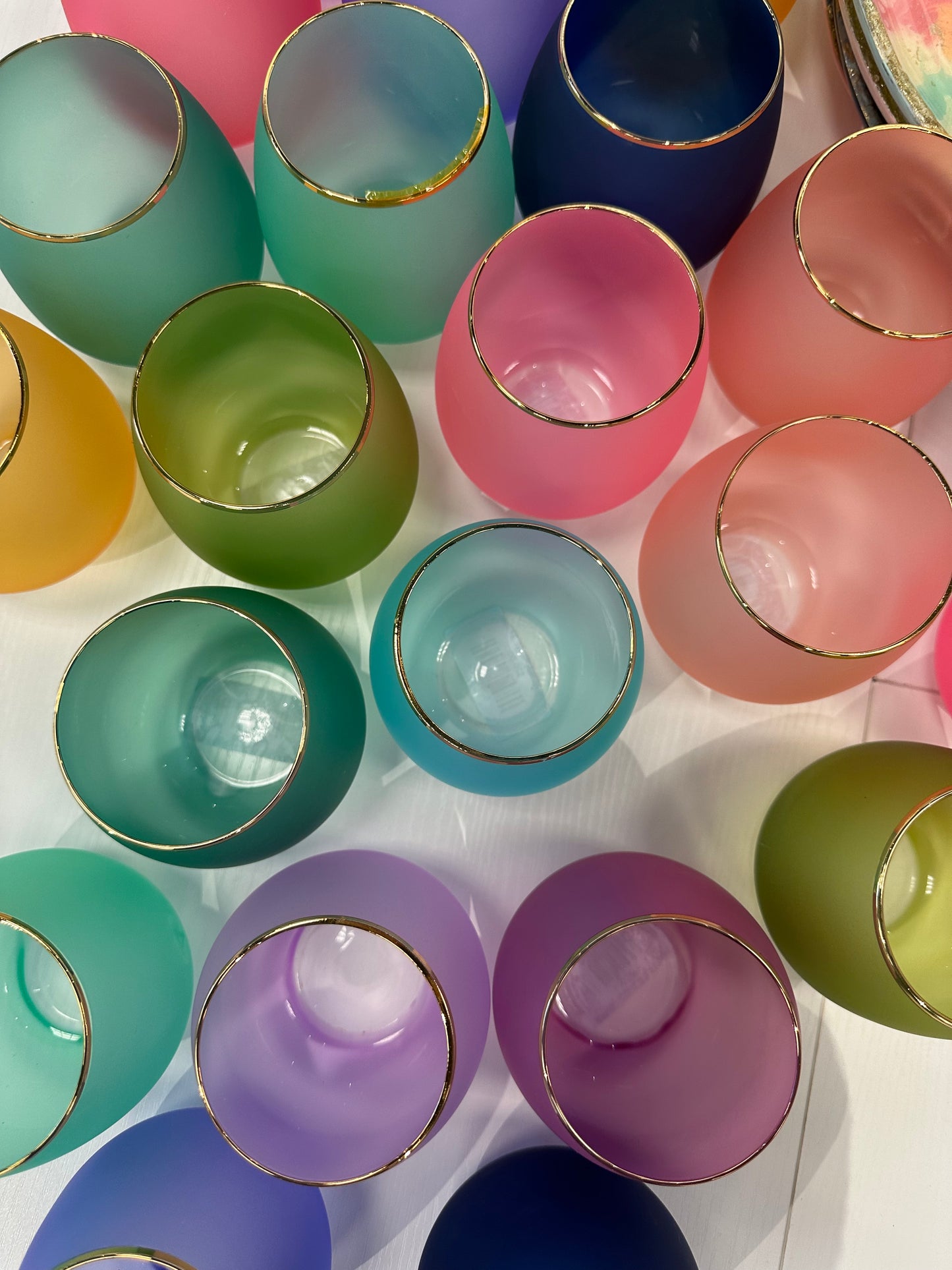 Frosted Sipper Wine Glass