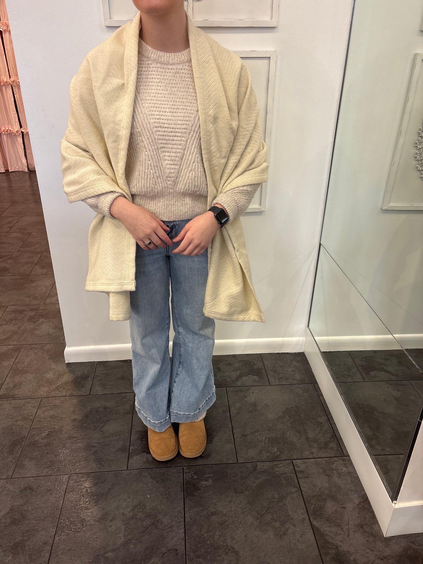 Bayside Herringbone Shawl