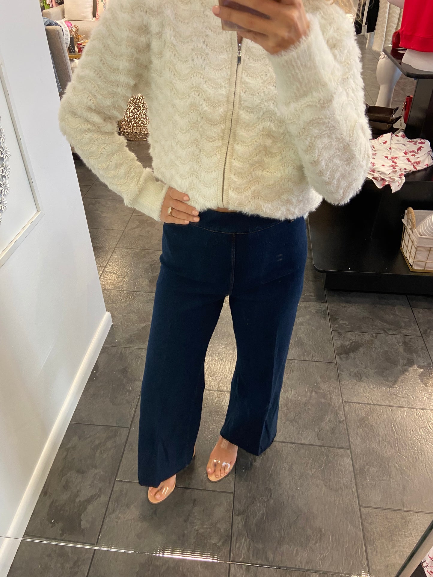 LYSSE Erin Hi Waist Wide Leg Jean Indigo