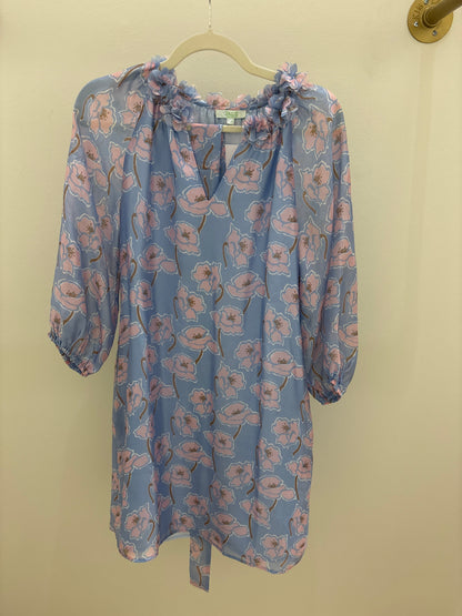Poppy Sky Floral Peasant Dress