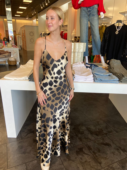Bobbi Satin Slip Maxi