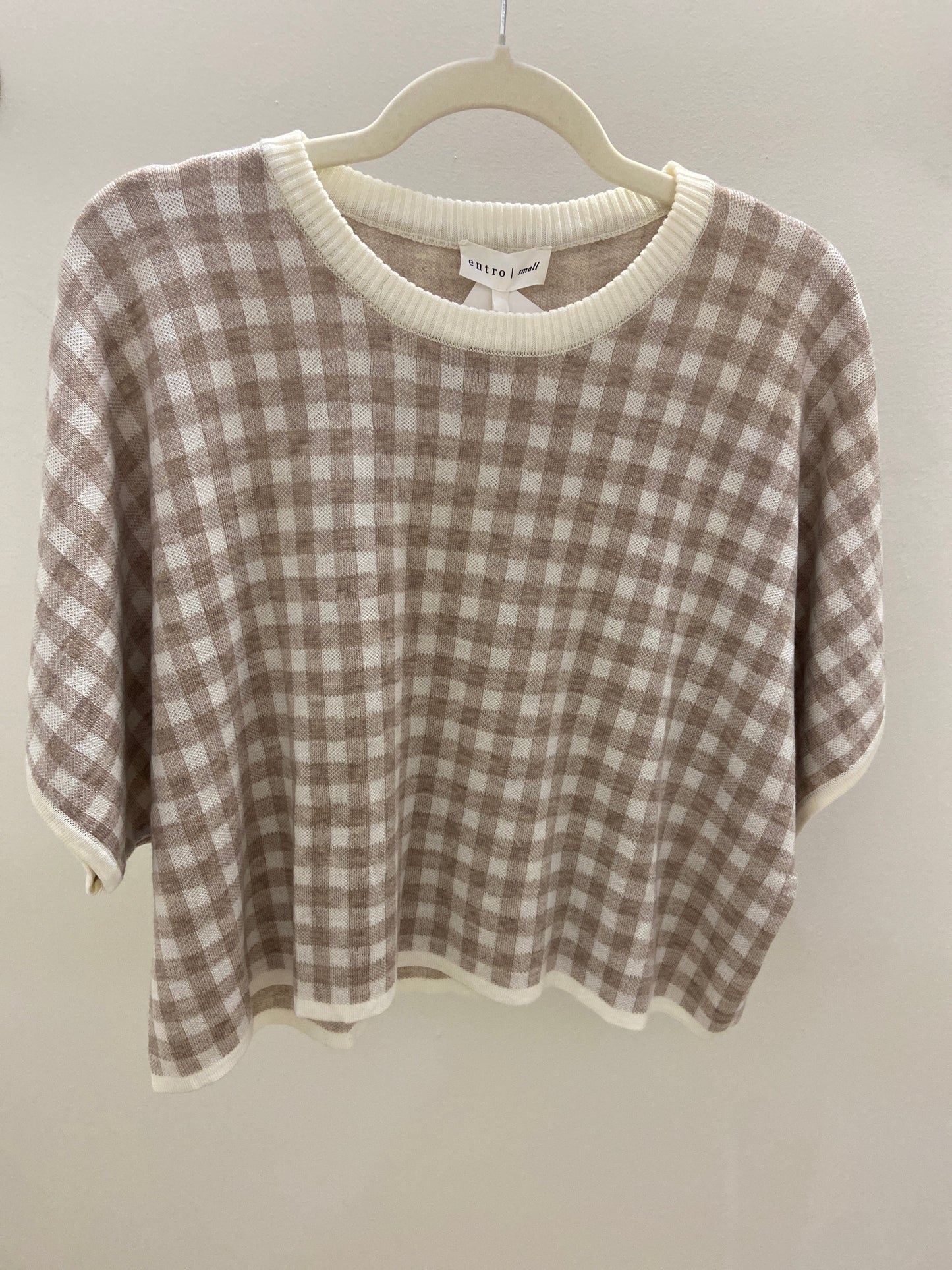 Check the Box Checkered Sweater