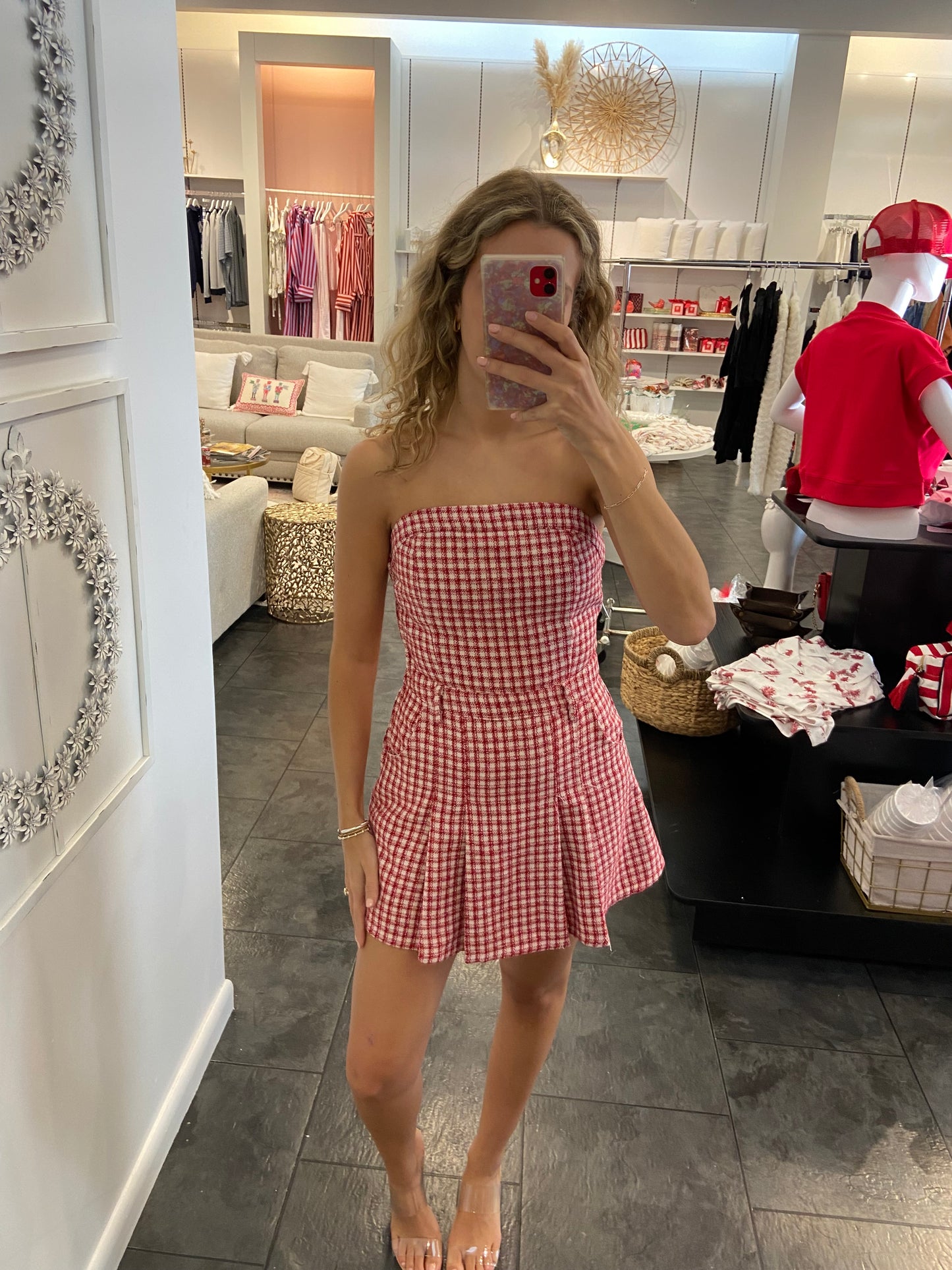 Go Team Checkered Mini Pomper