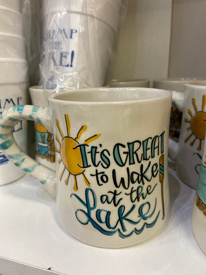 Wake at Lake Coffee Mug