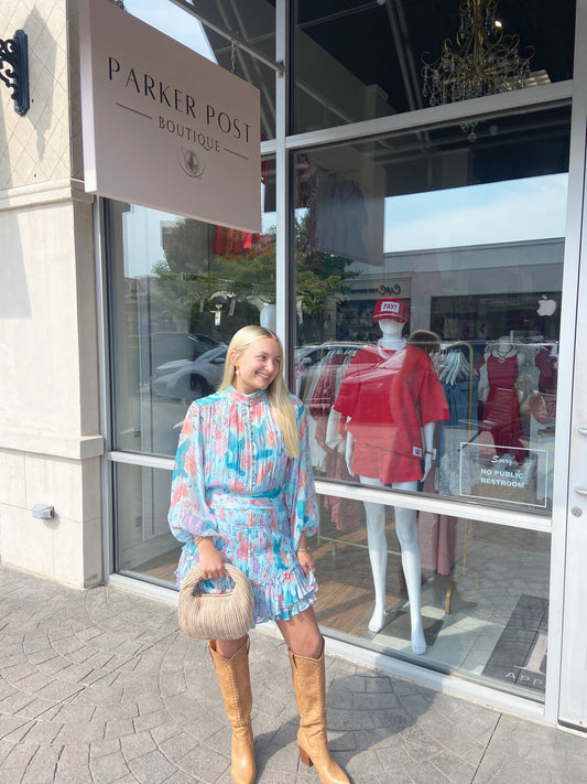 STRAWBERRY PARIS Blue Jay Kayla Dress