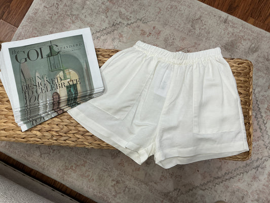 Dawn White Shorts