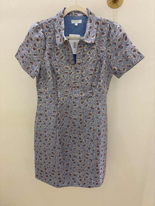JADE Leopard Jacquard Dress