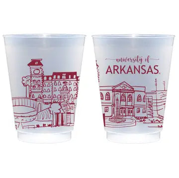 University of Arkansas Shatterproof Cups