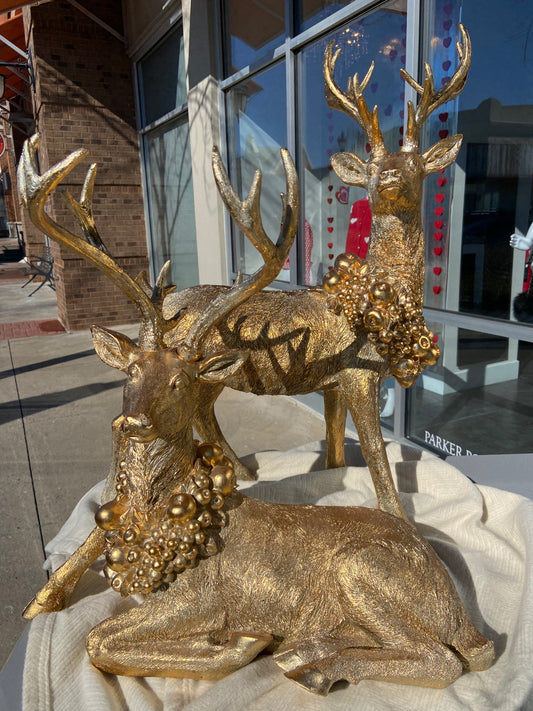 Standing Gold Deer