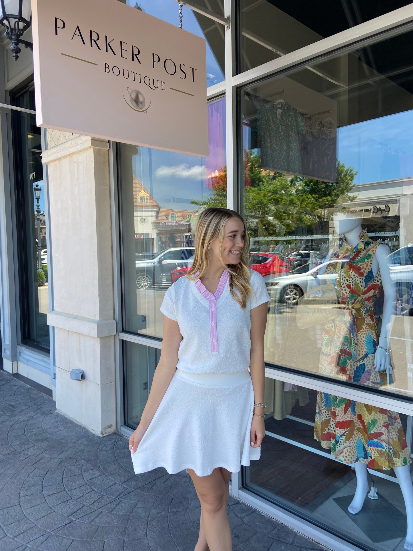 SUNDAYS White Ferra Dress