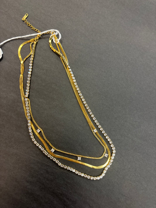 Gold Stack Necklace