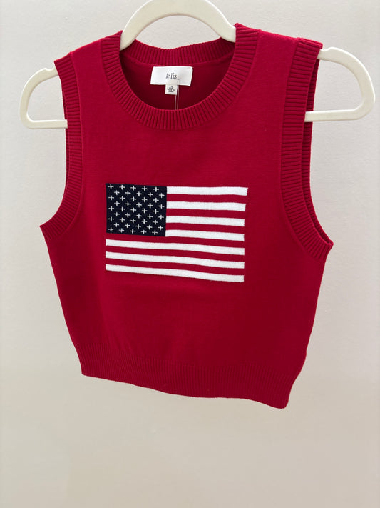Red Flag Sweater