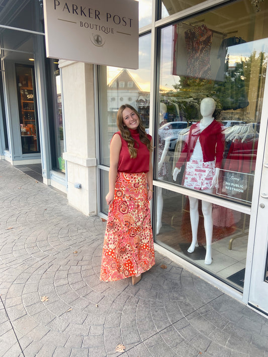 CK BRADLEY Hemingway Maple Samana Maxi Skirt