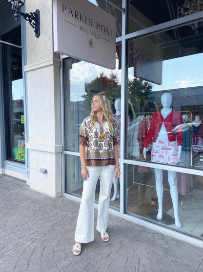 JOY JOY Desert Lotus Blouse