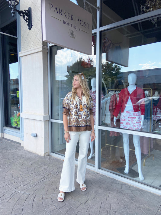 JOY JOY Desert Lotus Blouse