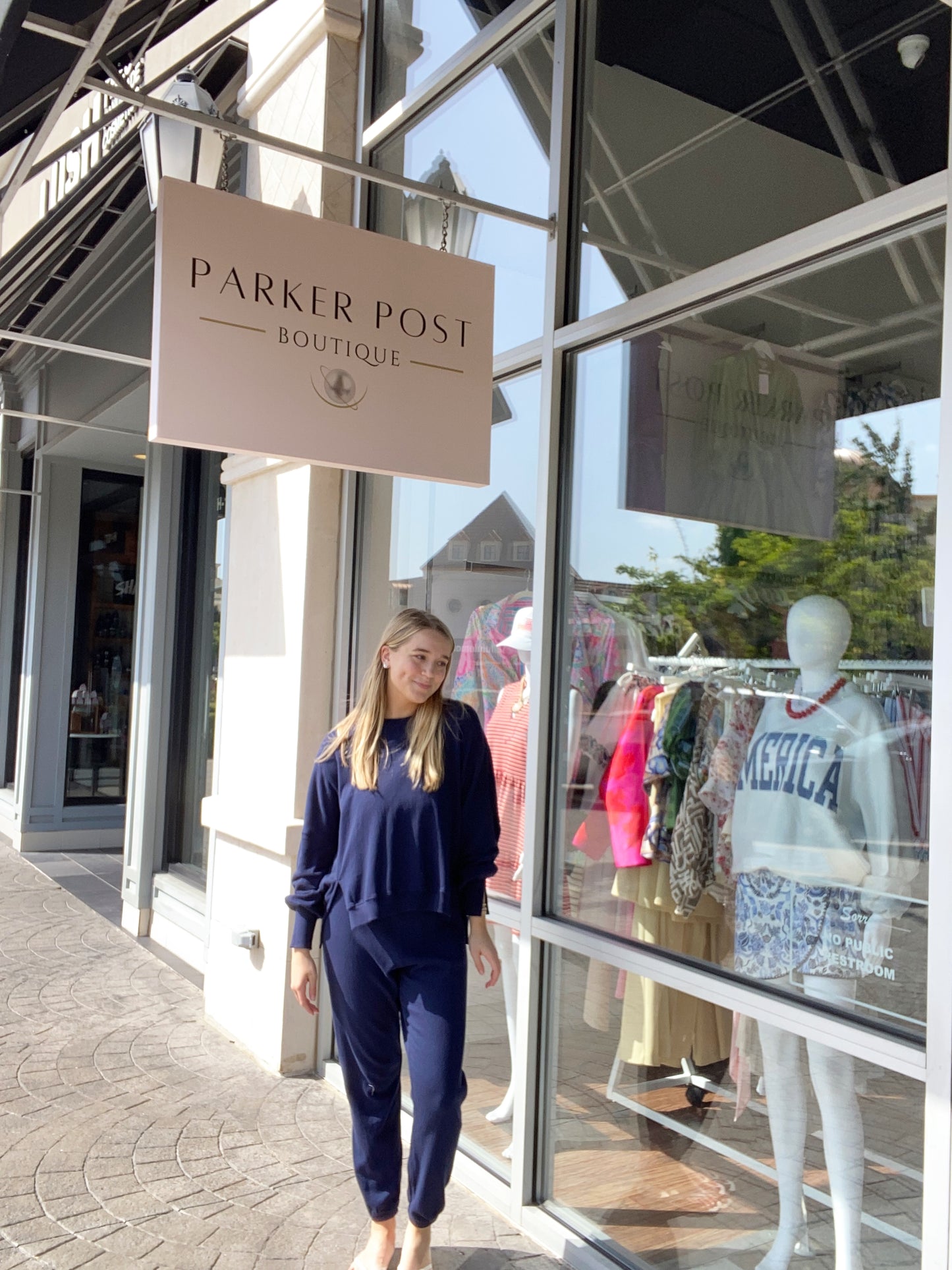 Dear John Navy Iris Preston Sweat Pant