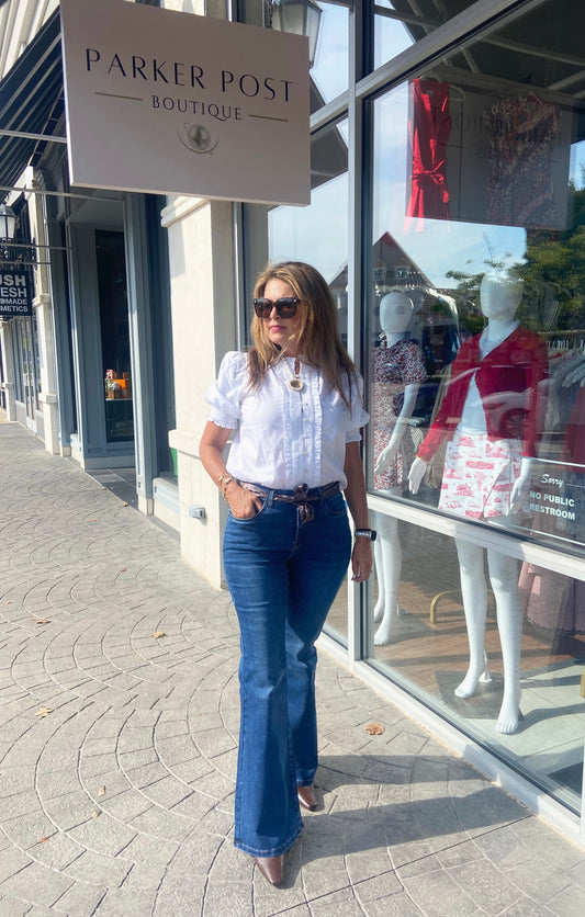 Lulu Scarf Belted Jeans