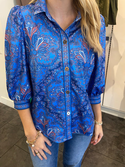 Penny Puff  Sleeve Blouse
