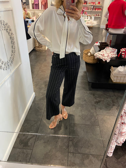 LYSSE Isabel Wide Leg Point Pant Charcoal