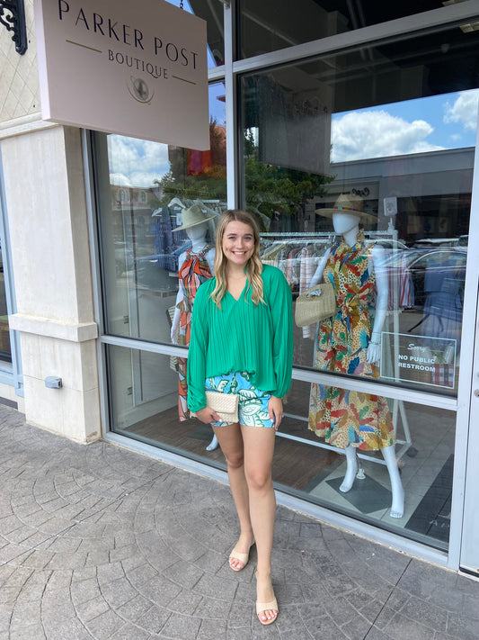 Pleaty Peasant Top, Caribbean
