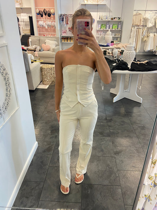 Neve Suede Flared Pant