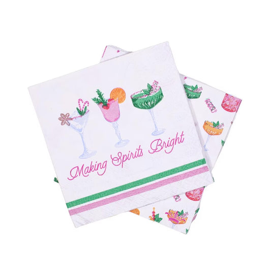 Making Spirits Bright Cocktail napkin