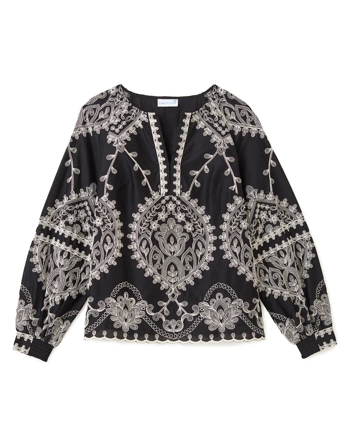 CARTOLINA Black Ynez Top