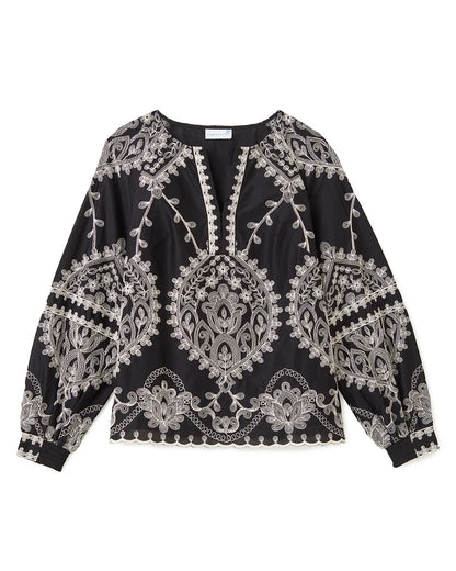 CARTOLINA Black Ynez Top