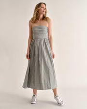 CARTOLINA Moss Chalmers Halter Midi Dress