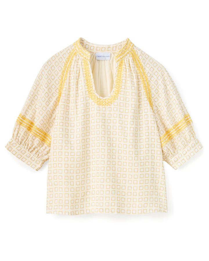 CARTOLINA Ivory Seaglass Eleanor Top