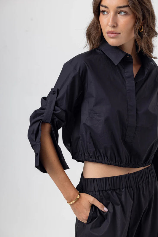 SUNDAYS Black Rani Top