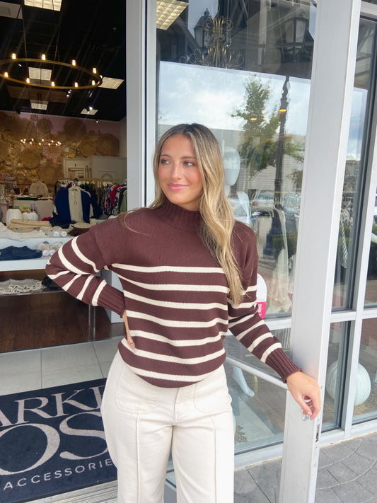 DEAR JOHN Chocolate Solana Torte Sweater