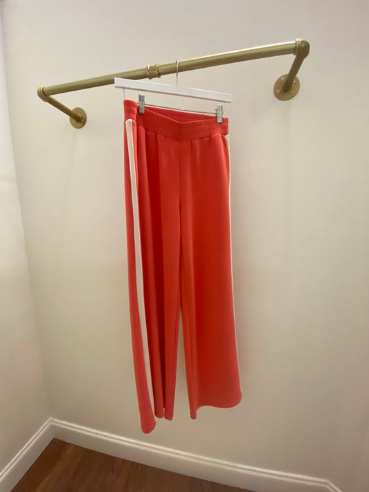 Maren Wide Leg Trouser - Orange