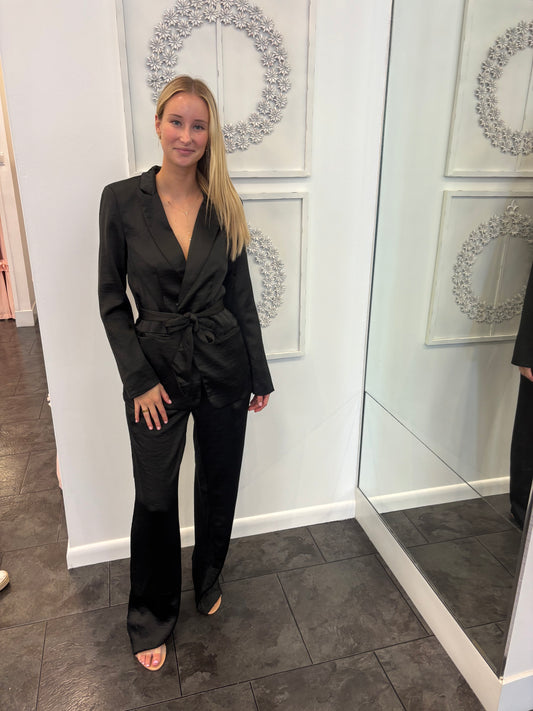 Black Silky Pant
