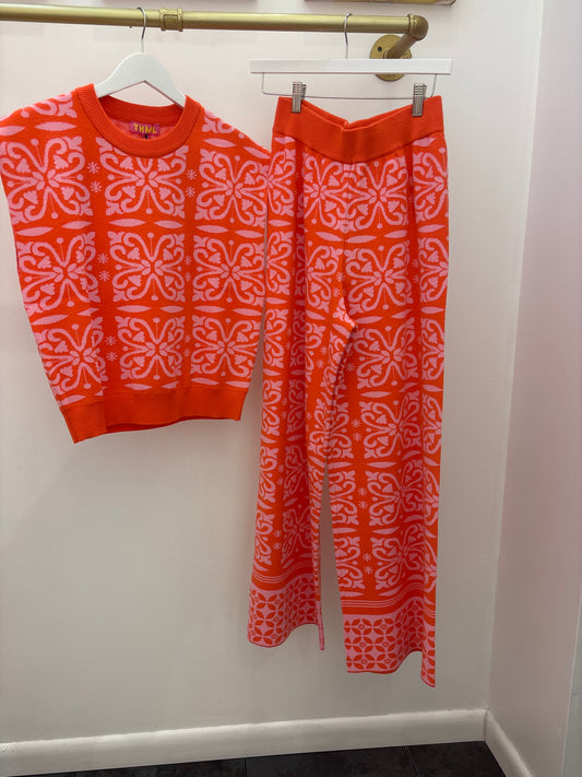 McKenna Sleeveless Knit Pants Set