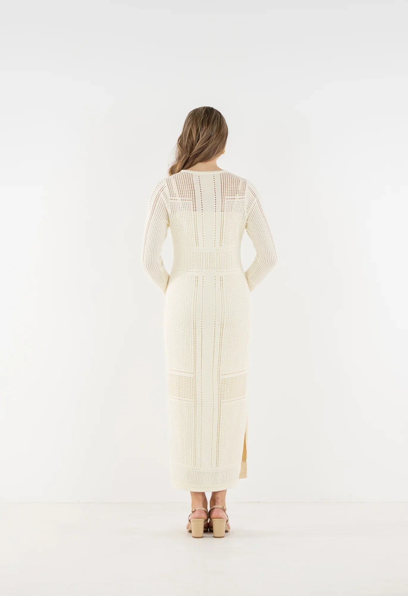 EMILY MCCARTHY Marbella Knit Dress - Sandshell