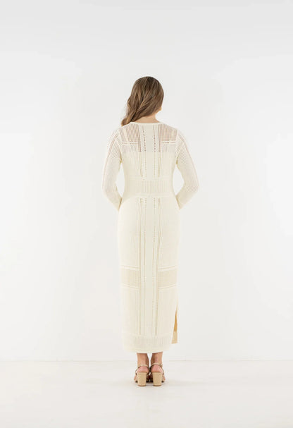 EMILY MCCARTHY Marbella Knit Dress - Sandshell