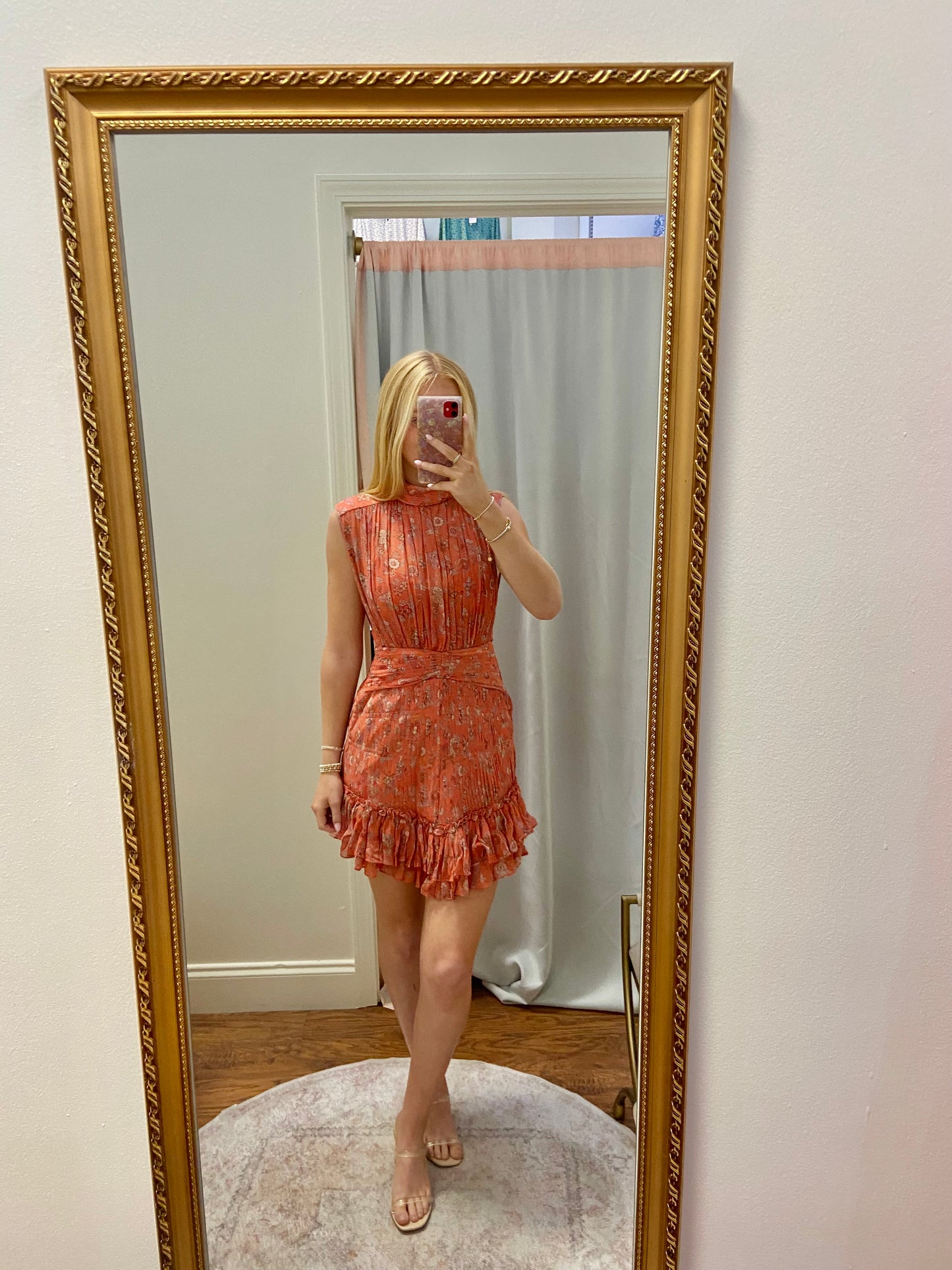 Rachel Blue Jay Pink Mini Dress