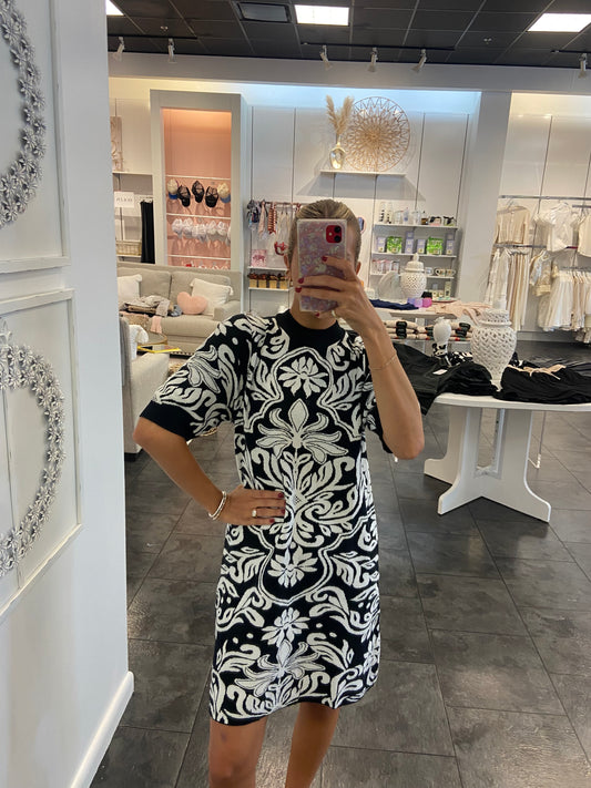 Candy Short Sleeve Knit Dress