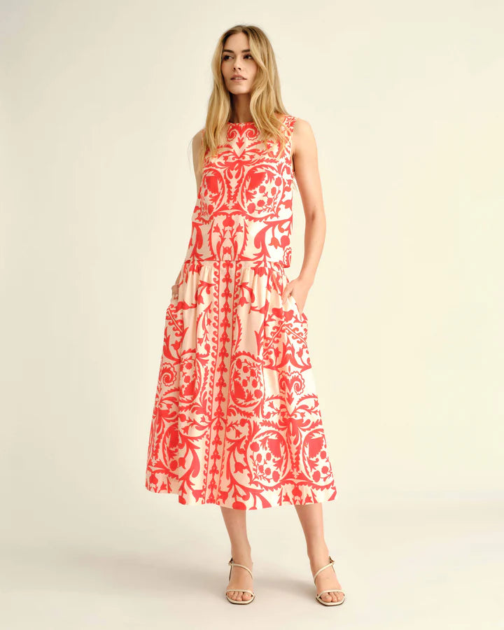 CARTOLINA Faraway Print - Poppy - Georgia Maxi Skirt